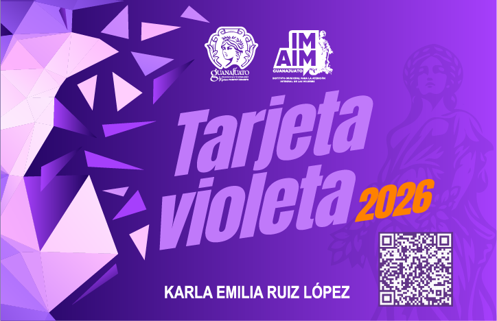 Tarjeta Violeta 2026